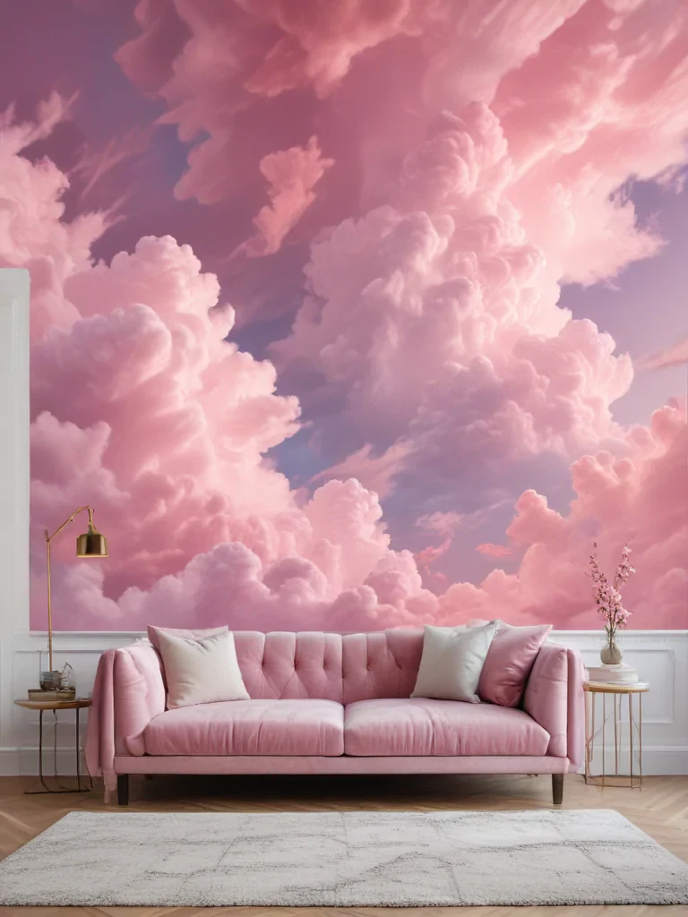 pink cloud wallpaper