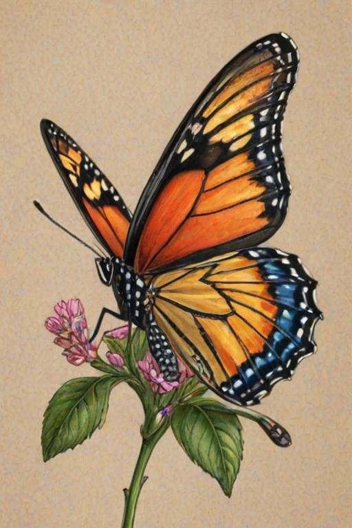 butterfly drawing picture