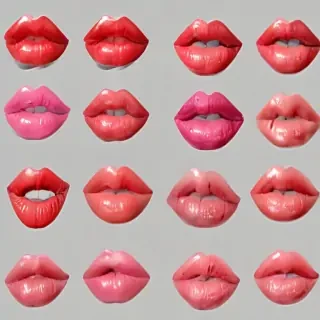glossy lips png