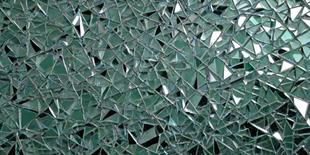 broken glass texture