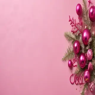 pink christmas background