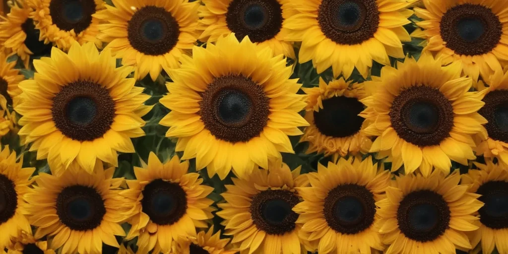 aesthetic sunflower background