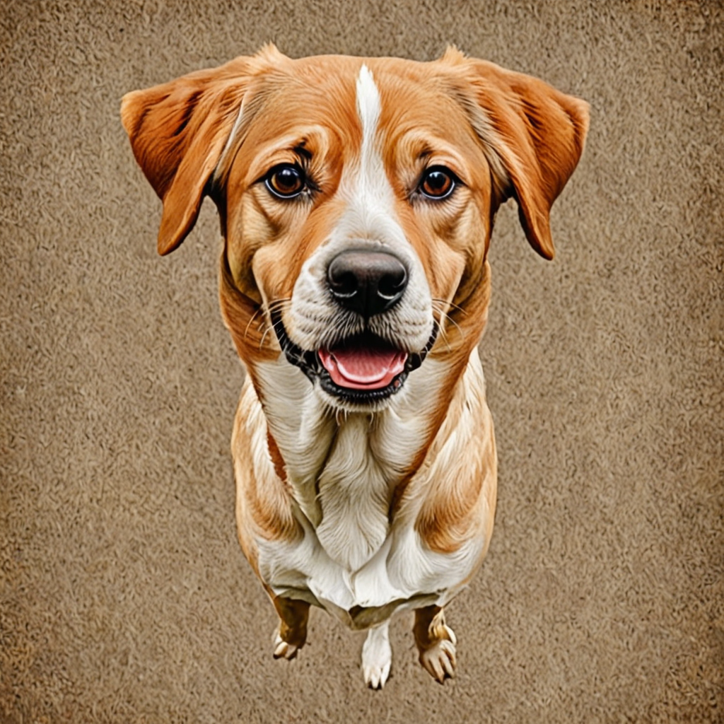 Abstract dog