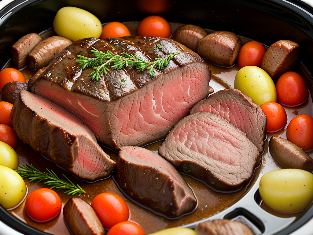 sirloin tip roast recipe in slow cooker