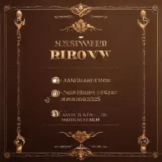 brown aesthetic banner