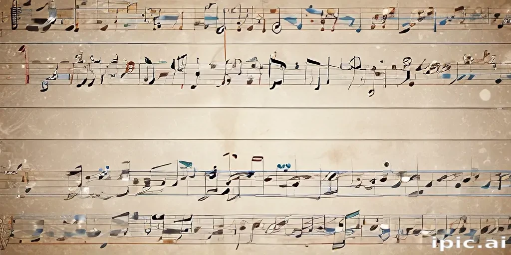 notes music background