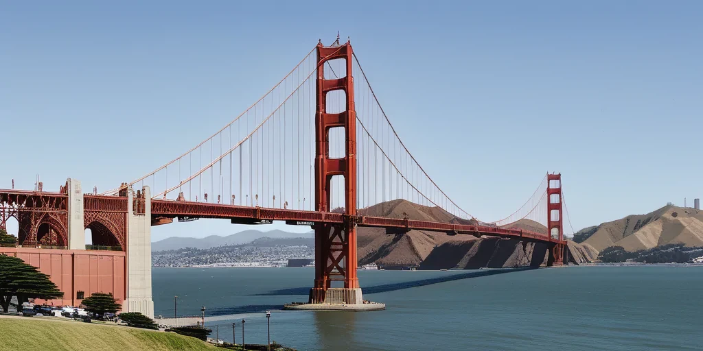 clipart golden gate bridge