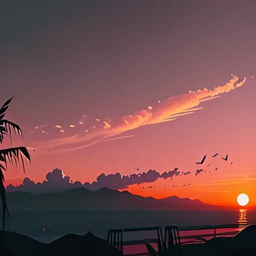 sunset aesthetic wallpapers