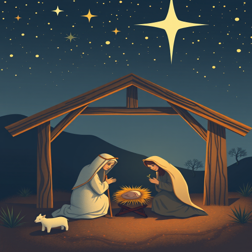 free nativity scene background images