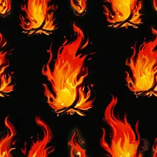 background on fire
