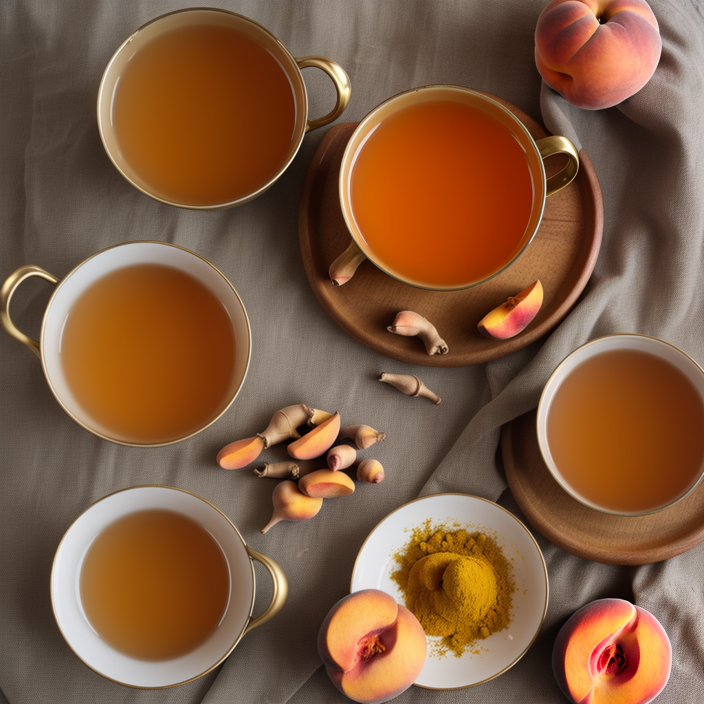 ginger peach turmeric tea benefits