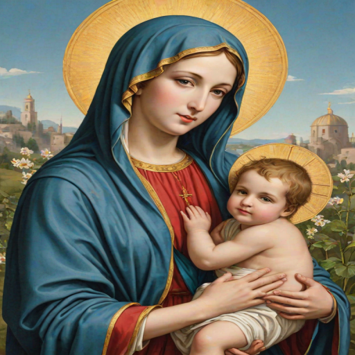 virgin mary clipart