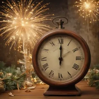 vintage new years images