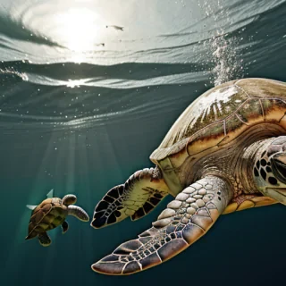 sea turtle background desktop
