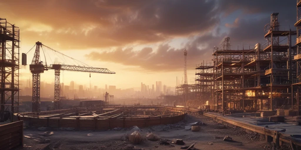 construction site background