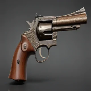 gun no background