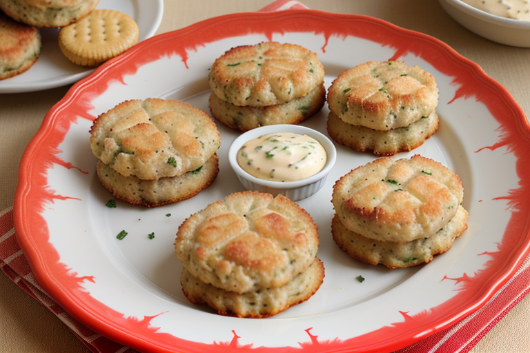 crab cakes with ritz crackers