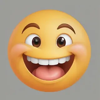 laugh emoji transparent background