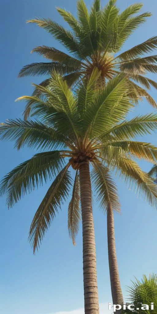 palm trees transparent