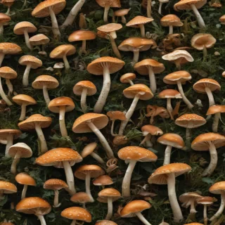 thin stemmed mushroom