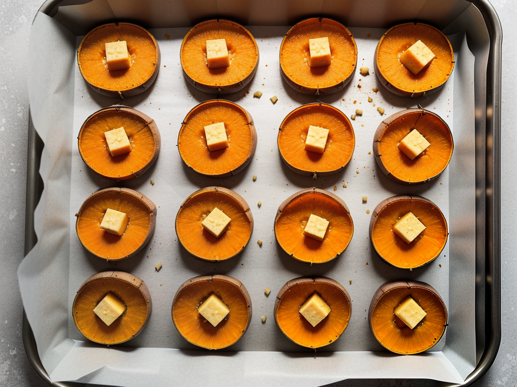 air frying sweet potato cubes