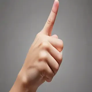 finger point png