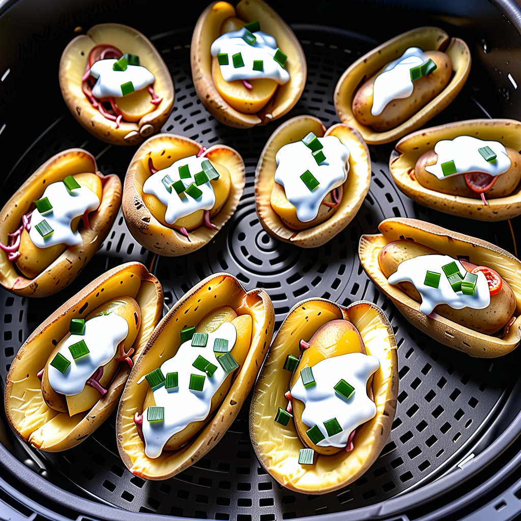 frozen potato skins in air fryer