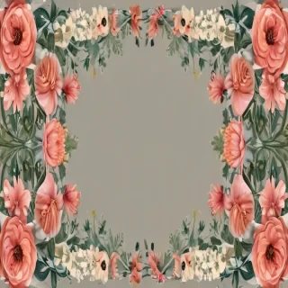 free flower border clipart