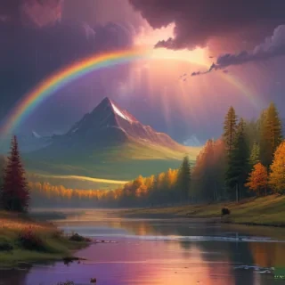 aesthetic wallpapers rainbow