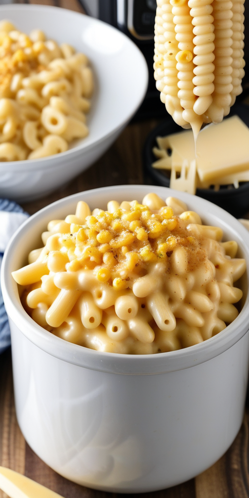crock pot mac and cheese with corn