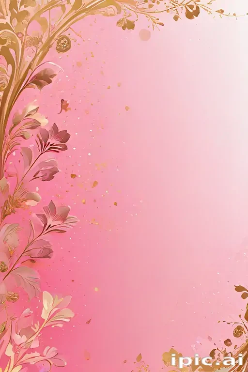 background pink and gold