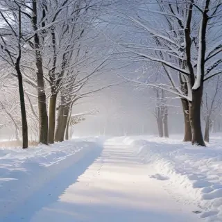 winter zoom background