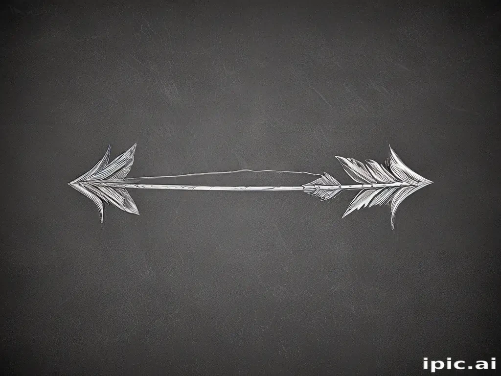 drawn arrow