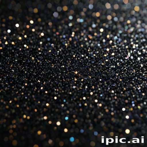 glitter background black