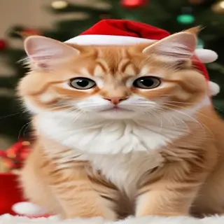 christmas images cats