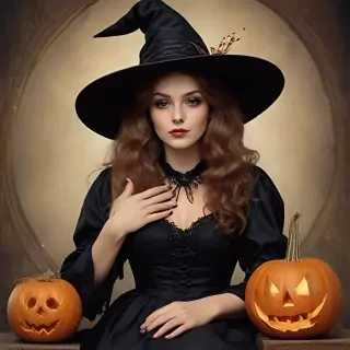 vintage witch images