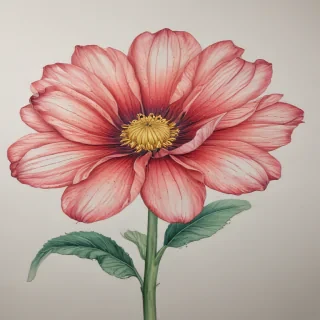 flower color drawings