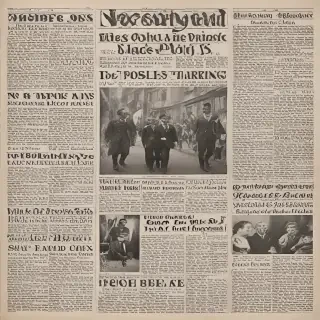 newspaper collage png