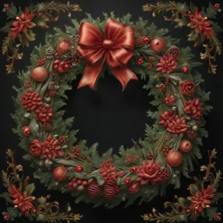 christmas wreath png