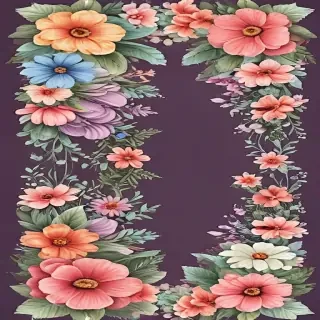 clipart borders flowers
