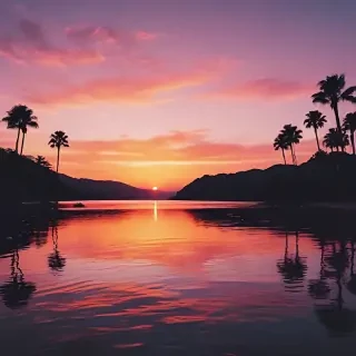 aesthetic wallpaper sunset