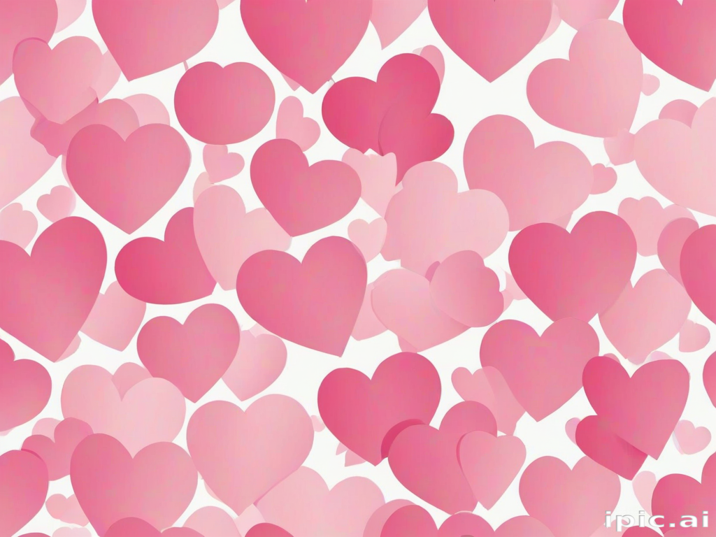 pink heart clipart