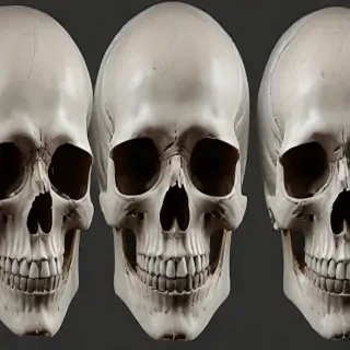 transparent skull png