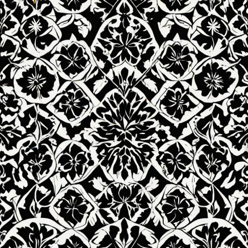 black and white pattern