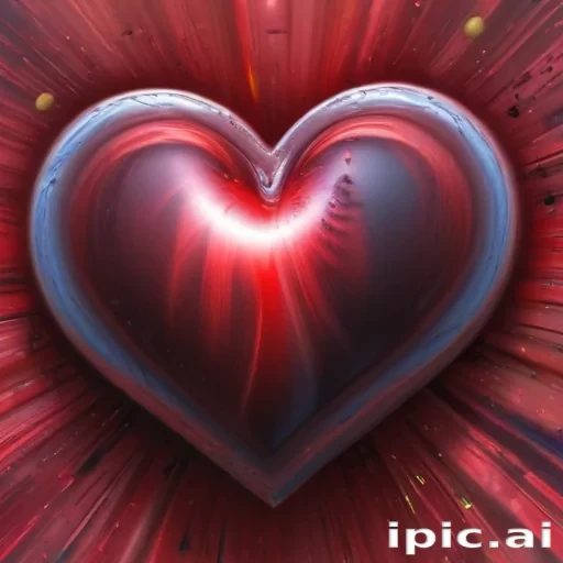 blurry heart wallpaper