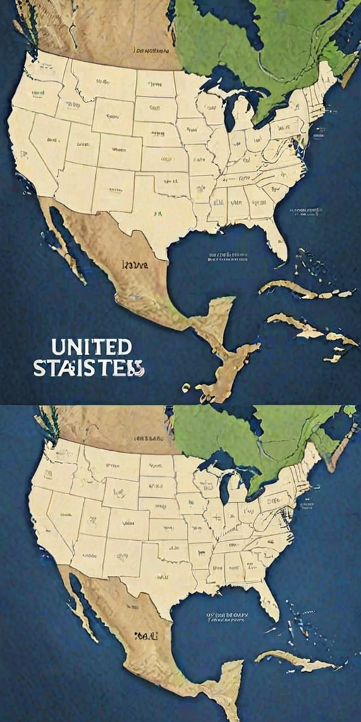 united states map
