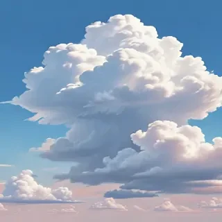 cartoon cloud drawing