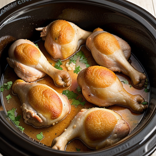 chicken leg quarters in crock pot recipes