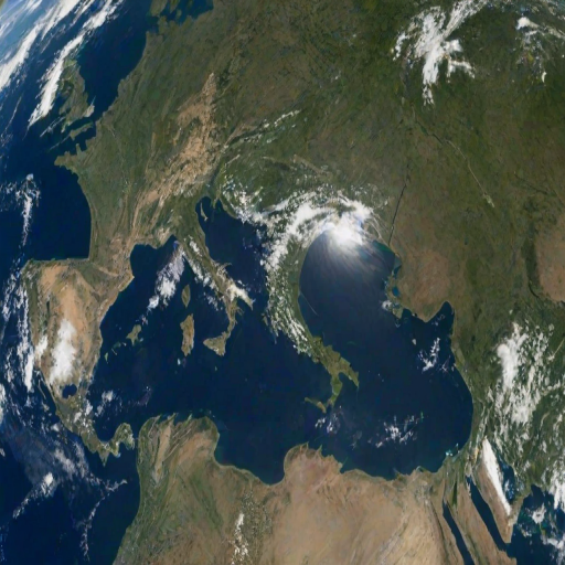earth from space