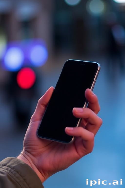 holding a phone